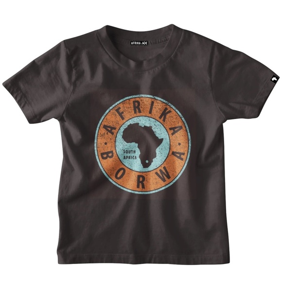 Afrika Joe Kids Graphic “Afrika Borwa” Tee Shirt 7-8 yrs - Picture 2 of 7